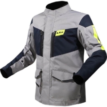 Potovalna motoristična jakna LS2 Metropolis EVO, siva/modra