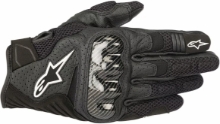 Poletne motoristične rokavice Alpinestars SMX-1 Air Carbon V2, črne