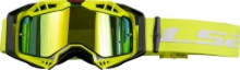 Motokros očala LS2 Aura PRO + Pinlock/Tear Off (dve leči), rumena