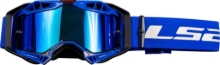 Motokros očala LS2 Aura PRO + Pinlock/Tear Off (dve leči), modra