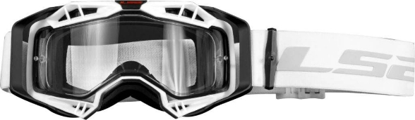 Motokros očala LS2 Aura Enduro Series + Pinlock, bela
