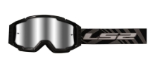 Motokros očala LS2 Charger PRO + Tear Off (dve leči), črna