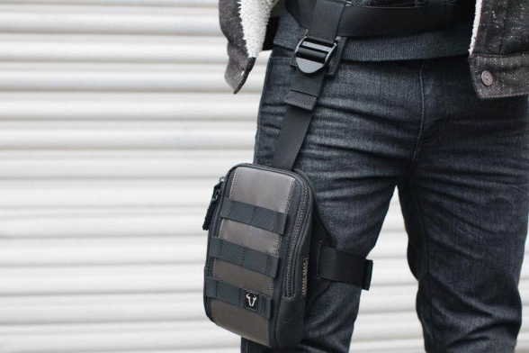 Retro nožna torbica za motoriste Sw-Motech Legend Gear Leg Bag Set (1,3 L)