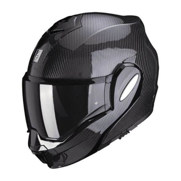 Karbonska preklopna motoristična čelada Scorpion EXO-Tech EVO Gloss