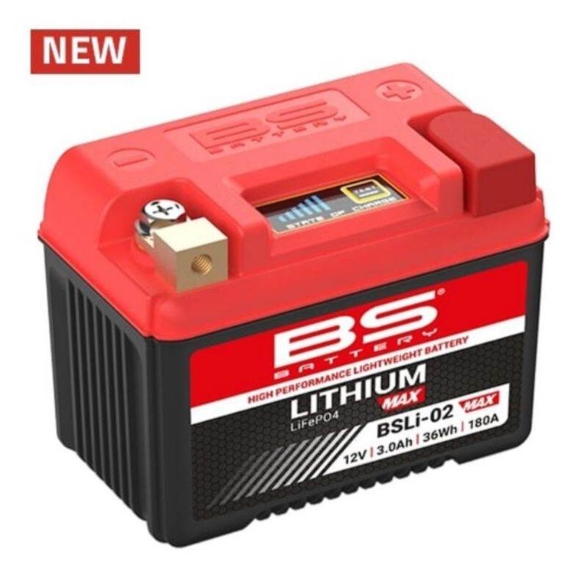 Litijonski (Li-Ion) akumulator za motor BS-BATTERY BSLI-02 MAX, 12V/36Wh-180A