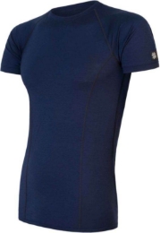 Moška funkcionalna majica s kratkimi rokavi Sensor Merino Active Deep Blue