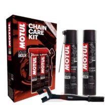 Paket za celotno vzdrževanje verige motorja MOTUL (čistilo C1+mazivo C2+krtača)