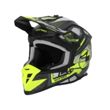 Motokros čelada ACERBIS Linear, črna/rumena
