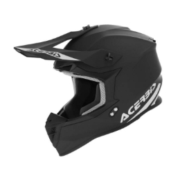 Motokros čelada ACERBIS Linear, mat črna