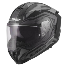 Športna motoristična čelada LS2 Challenger II Dravix (FF817), siva