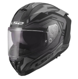 Športna motoristična čelada LS2 Challenger II Dravix (FF817), siva