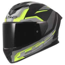 Motoristična čelada LS2 Rapid III Hyper (FF820), črna/rumena