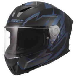 Motoristična čelada LS2 Rapid III Xtrem (FF820), črna/modra