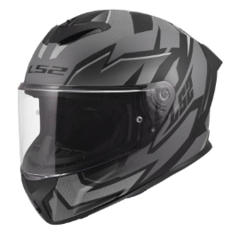 Motoristična čelada LS2 Rapid III Xtrem (FF820), črna/siva