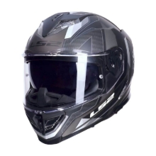 Motoristična čelada LS2 Storm III Sporty (FF818), črna/siva
