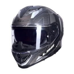Motoristična čelada LS2 Storm III Sporty (FF818), črna/siva