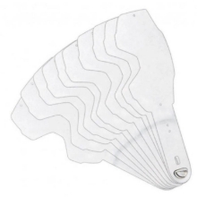 Tear-Off folije za motokros očala LS2 MX Charger/PRO (10 kos)