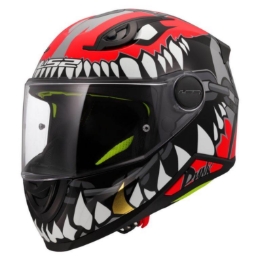 Otroška motoristična čelada LS2 Kid Punk (FF812) - Glow in the dark