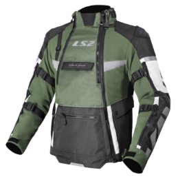 Adventure motoristična jakna LS2 X-Master, črna/zelena