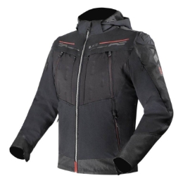 Športna softshell motoristična jakna LS2 Zirconium EVO, črna
