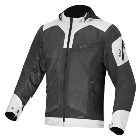 Poletna softshell motorisitična jakna LS2 Bolton Air, temno zelena