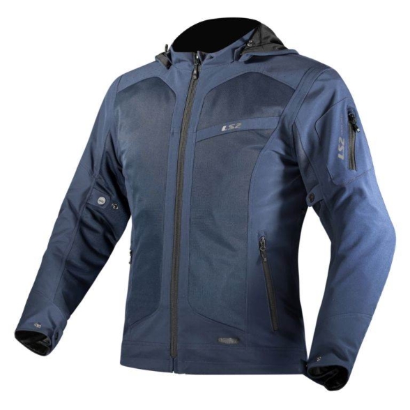 Poletna ženska softshell motorisitična jakna LS2 Bolton Air, modra