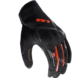 Poletne motoristične rokavice LS2 Ray II, črne/rdeče
