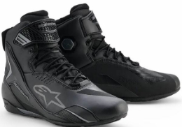 Športni motoristični čevlji Alpinestars Faster-4, črni/sivi