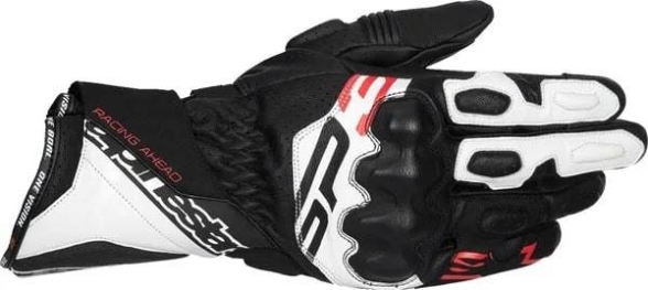 Športne motoristične rokavice Alpinestars SP-3, črne/bele