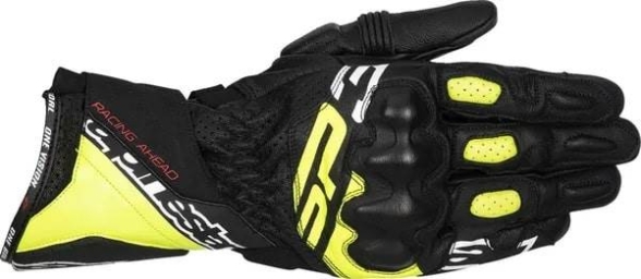 Športne motoristične rokavice Alpinestars SP-3, črne/fluo