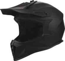 Motokros čelada GMS Fortis, mat črna