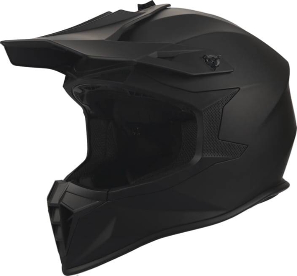 Motokros čelada GMS Fortis, mat črna