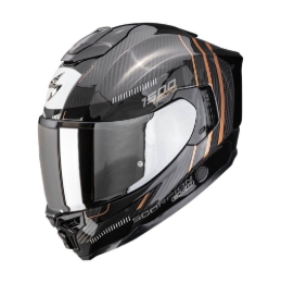 Karbonska motoristična čelada Scorpion EXO-1500 AIR Zity, črna/bakrena