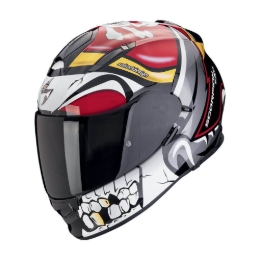 Motoristična čelada Scorpion EXO-491 PIRATE, rdeča