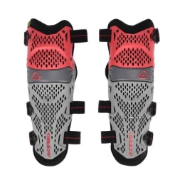 Motokros ščitniki za kolena ACERBIS Impact PRO, rdeča/siva
