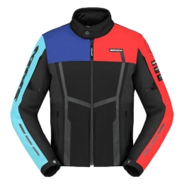 Motoristična jakna Spidi MOTOJOY, črna/rdeča/modra