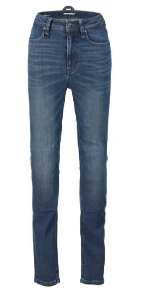 Ženske motoristične jeans hlače Spidi J-FIT Superslim HW, modre
