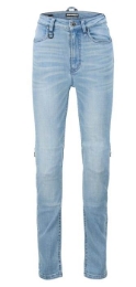 Ženske motoristične jeans hlače Spidi J-FIT Superslim HW, svetlo modre