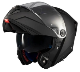 Preklopna motoristična čelada MT Helmets Atom 2 SV PURE, mat črna