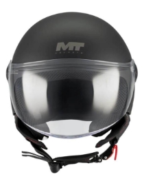 Jet čelada za skuter MT Helmets STREET S PURE, mat črna