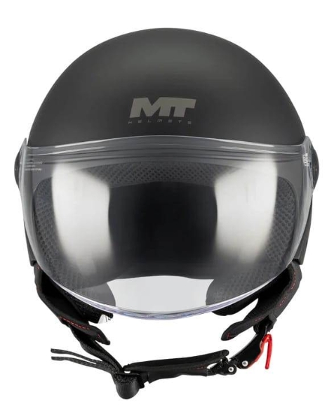 Jet čelada za skuter MT Helmets STREET S PURE, mat črna