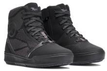 Urbani motoristični čevlji XPD Moto Way AIRKNIT, črni/sivi