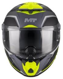 Čelada za motor MT Helmets THUNDER 4 R SV Wind Tunnel, mat črna/rumena