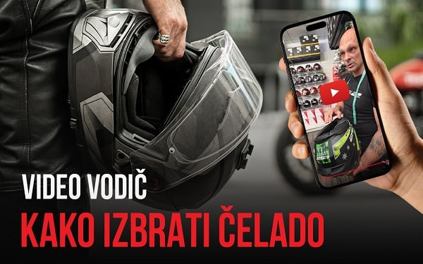 video vodič za izbiro čelade